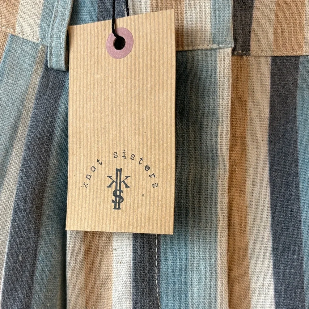 Knot Sisters Multicolor Striped Shorts - Picture 2 of 5